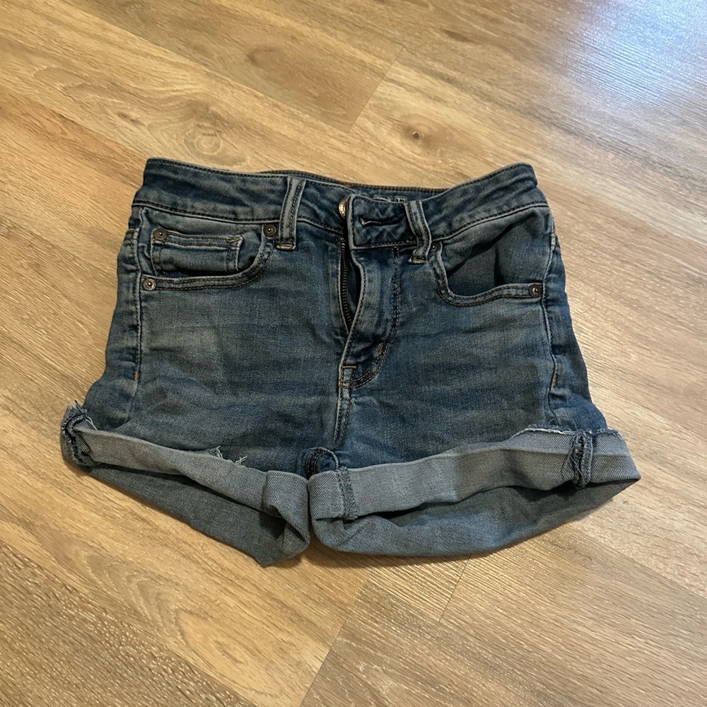 American Eagle Outfitters Dark Blue Jean Shorts
